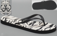Womens Summer Flip Flops – Basic Printed Design, Full Size Comfort